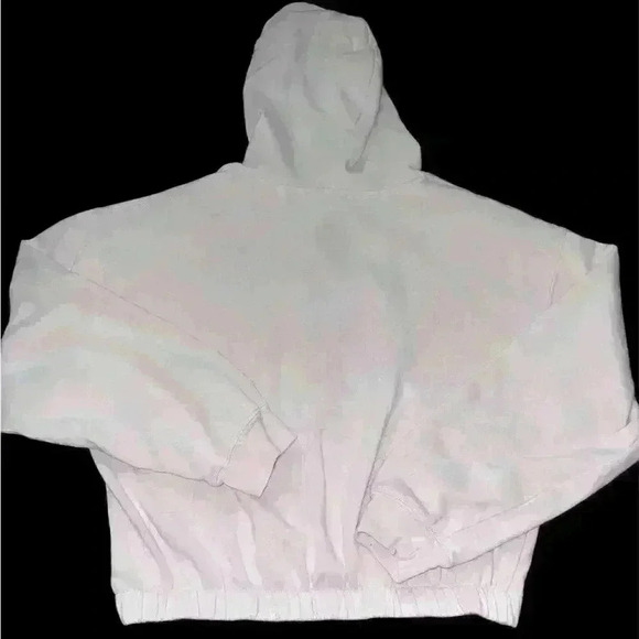 Light Pink Cropped Tom and Jerry Hoodie - Picture 3 of 4